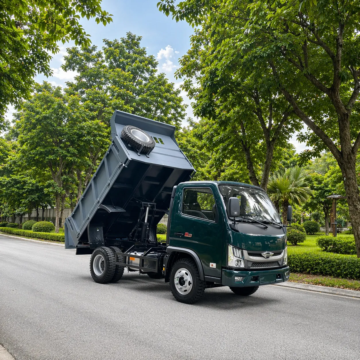 Xe ben D65 tải 3.490 kg với động cơ D19TCIE11 turbo, giao xe nhanh và hỗ trợ trả góp linh hoạt