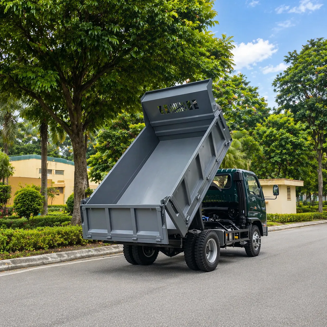 Xe tải ben 5 tấn D65S mang lại giải pháp vận chuyển gọn nhẹ cho công trình vừa và nhỏ
